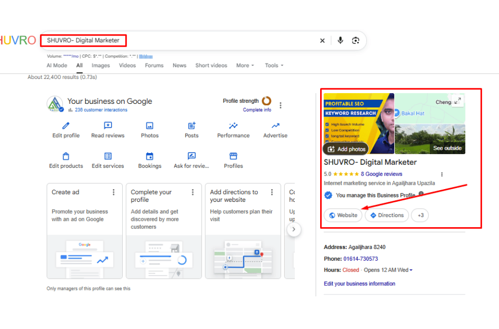 Google Business Profile for Roofers